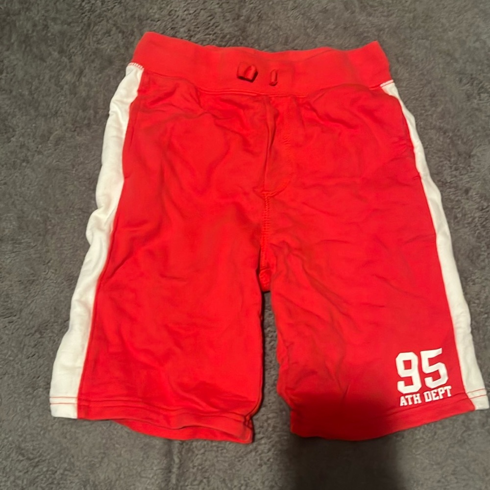 Red and White Shorts